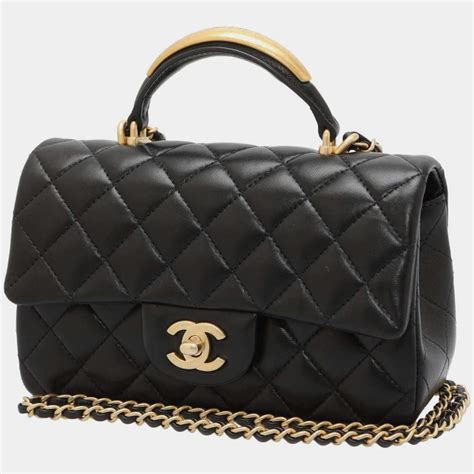 chanel straw bag 2024|mini top handle chanel bag.